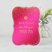 PixDezines DIY kleur/verblinde vleermuis mitswa Kaart (Staand voorkant)