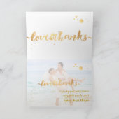 PixDezines DIY-kleur/verblinding/gouden spectra/be Bedankkaart (Binnen)