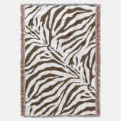 PixDezines DIY kleur/zebra print Deken (Voorkant Verticaal)