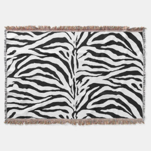 PixDezines DIY kleur/zebra print Deken