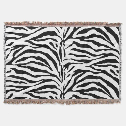 PixDezines DIY kleur/zebra print Deken (Voorkant)
