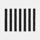 PixDezines DIY kleur/zwart/wit/strepen Fleece Deken (Voorkant (Horizontaal))