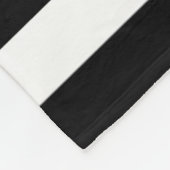 PixDezines DIY kleur/zwart/wit/strepen Fleece Deken (Hoek)