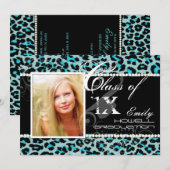 PixDezines diy kleuren/2012 Afstudeerders, cheetah Kaart (Voorkant / Achterkant)