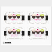 PixDezines diy kleuren, cupcake Rechthoekige Sticker (Vel)