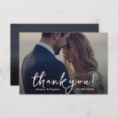 PixDezines DIY kleuren Script Bedankt (Voorkant / Achterkant)