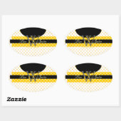 PIxDezines DIY kleuren, Stippen et al. Ovale Sticker (Vel)