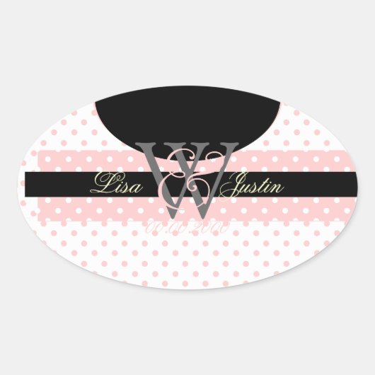 PIxDezines DIY kleuren, Stippen et al. Ovale Sticker (Voorkant)