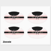 PIxDezines DIY kleuren, Stippen et al. Ovale Sticker (Vel)