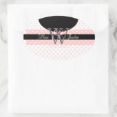 PIxDezines DIY kleuren, Stippen et al. Ovale Sticker (Tas)