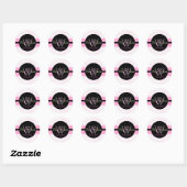 PIxDezines DIY kleuren, Stippen et al. Ronde Sticker (Vel)