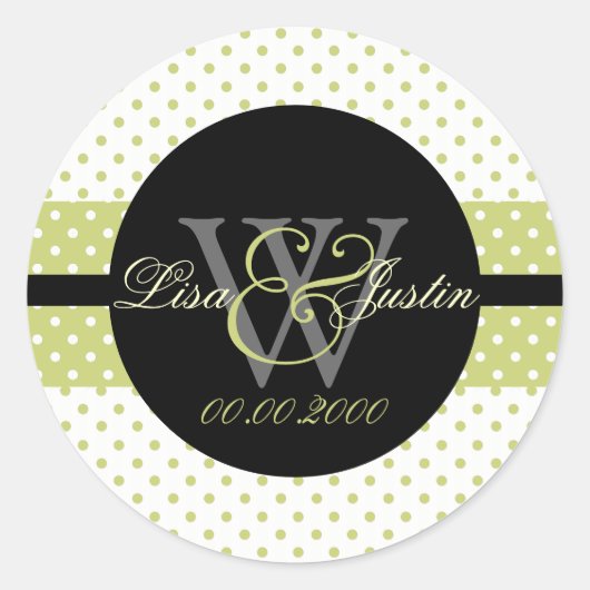 PIxDezines DIY kleuren, Stippen et al. Ronde Sticker (Voorkant)