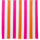 PixDezines DIY Kleuren Strepen, Monogramable Douchegordijn (Voorkant)