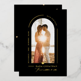 PixDezines DIY-kleurenscherm - Opslaan onze datum Folie Uitnodiging