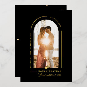 PixDezines DIY-kleurenscherm - Opslaan onze datum Folie Uitnodiging