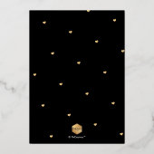 PixDezines DIY-kleurenscherm - Opslaan onze datum Folie Uitnodiging (Achterkant)