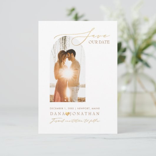 PixDezines DIY-Lijst voor kleurenbedekking Save The Date (Staand voorkant)