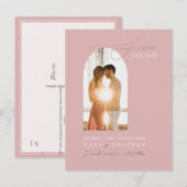 PixDezines DIY-Lijst voor kleurenscherm Roze roze  Briefkaart (Voorkant / Achterkant)