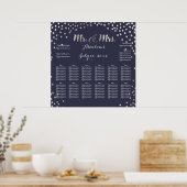 PixDezines DIYColor/Faux Silver Species/Seating Poster (Keuken)