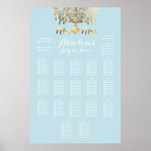 PixDezines DIYColor/Gold Chandelier/Heart/Zitplaat Poster