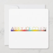 PixDezines DIYkleuren/typografie/bat mitswa Kaart (Voorkant)