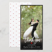 PixDezines doe-het-zelf achtergrond/hartelijk dank Bedankkaart (Voorkant / Achterkant)