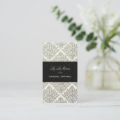 PixDezines doe-het-zelf achtergrond, kant Étienne  Visitekaartje (Staand voorkant)