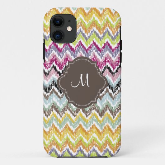 PixDezines doe-het-zelf achtergrond kleur/ikat che Case-Mate iPhone Case (Achterkant)