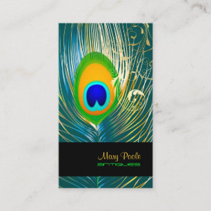 PixDezines doe-het-zelf-achtergrond/pauwenstaart+  Visitekaartje