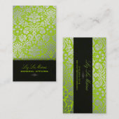 PixDezines doe-het-zelf achtergrond/verlangen Vint Visitekaartje (Voorkant / Achterkant)