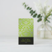 PixDezines doe-het-zelf achtergrond/verlangen Vint Visitekaartje (Staand voorkant)