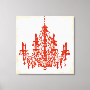PixDezines doe-het-zelf achtergrondkleur/kristalle Canvas Afdruk