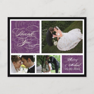 PixDezines doe-het-zelf Kleur/Damask Foto's Bedank Briefkaart
