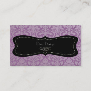 PixDezines doe-het-zelf kleur, flora damast Visitekaartje
