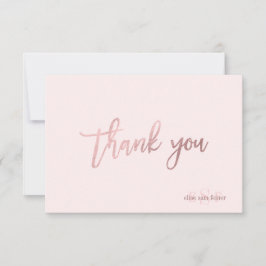 PixDezines doe-het-zelf kleur/monogram bedankkaart