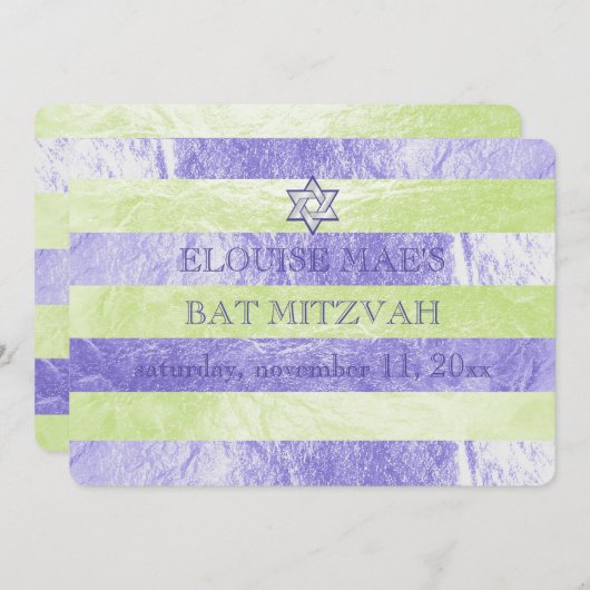 PixDezines doe-het-zelf kleur/ nepfolie strepen ba Kaart (Voorkant / Achterkant)