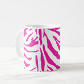 PixDezines doe-het-zelf kleur zebraprint Koffiemok (Voorkant links)