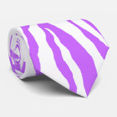 PixDezines doe-het-zelf kleur zebraprint Stropdas (Opgerold)