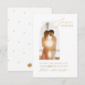 PixDezines doe-het-zelf kleuren boogframe Save The Date (Voorkant / Achterkant)