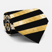 PixDezines doe-het-zelf kleuren/faux goud/zwart Stropdas (Opgerold)