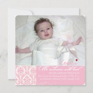 PixDezines doe-het-zelf kleuren, foto's geboorte a Aankondiging