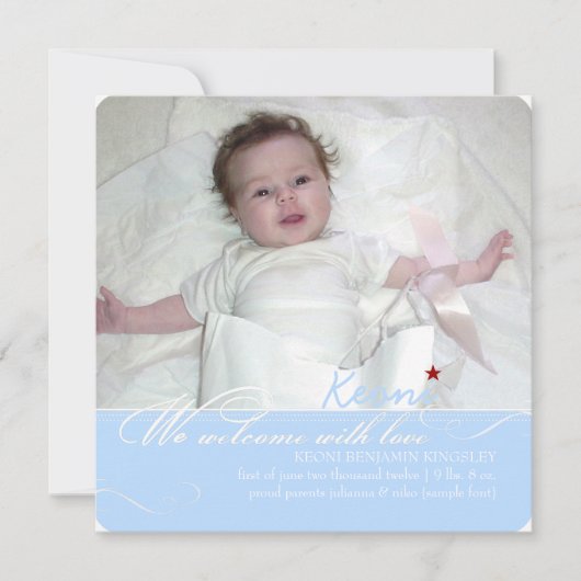 PixDezines doe-het-zelf kleuren, foto's geboorte a Aankondiging (Voorkant)