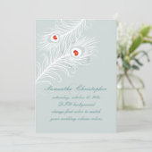 PixDezines doe-het-zelf kleuren, pauw pluimen Kaart (Staand voorkant)