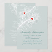 PixDezines doe-het-zelf kleuren, pauw pluimen Kaart (Voorkant / Achterkant)