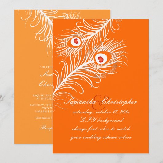 PixDezines doe-het-zelf kleuren, pauw pluimen op g Kaart (Voorkant / Achterkant)