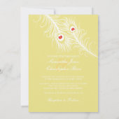 PixDezines doe-het-zelf kleuren, pauw pluimen op g Kaart (Achterkant)