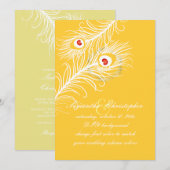 PixDezines doe-het-zelf kleuren, pauw pluimen op g Kaart (Voorkant / Achterkant)