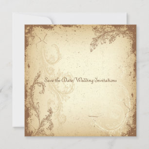 PixDezines doe-het-zelf vintage+bloem Save The Date