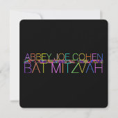 PixDezines doe-het-zelfkleuren/neon/bar mitswa Kaart (Voorkant)