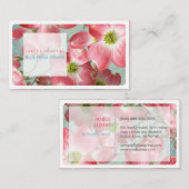 PixDezines Dogwood/Foto Visitekaartje (Voorkant / Achterkant)